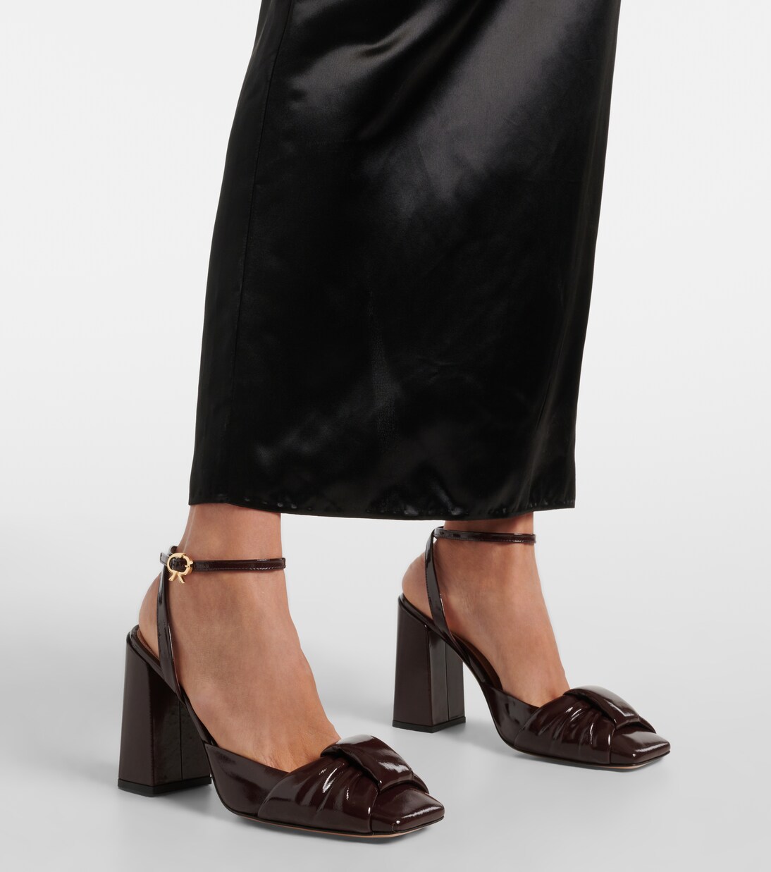 90 patent leather sandals | Gianvito Rossi