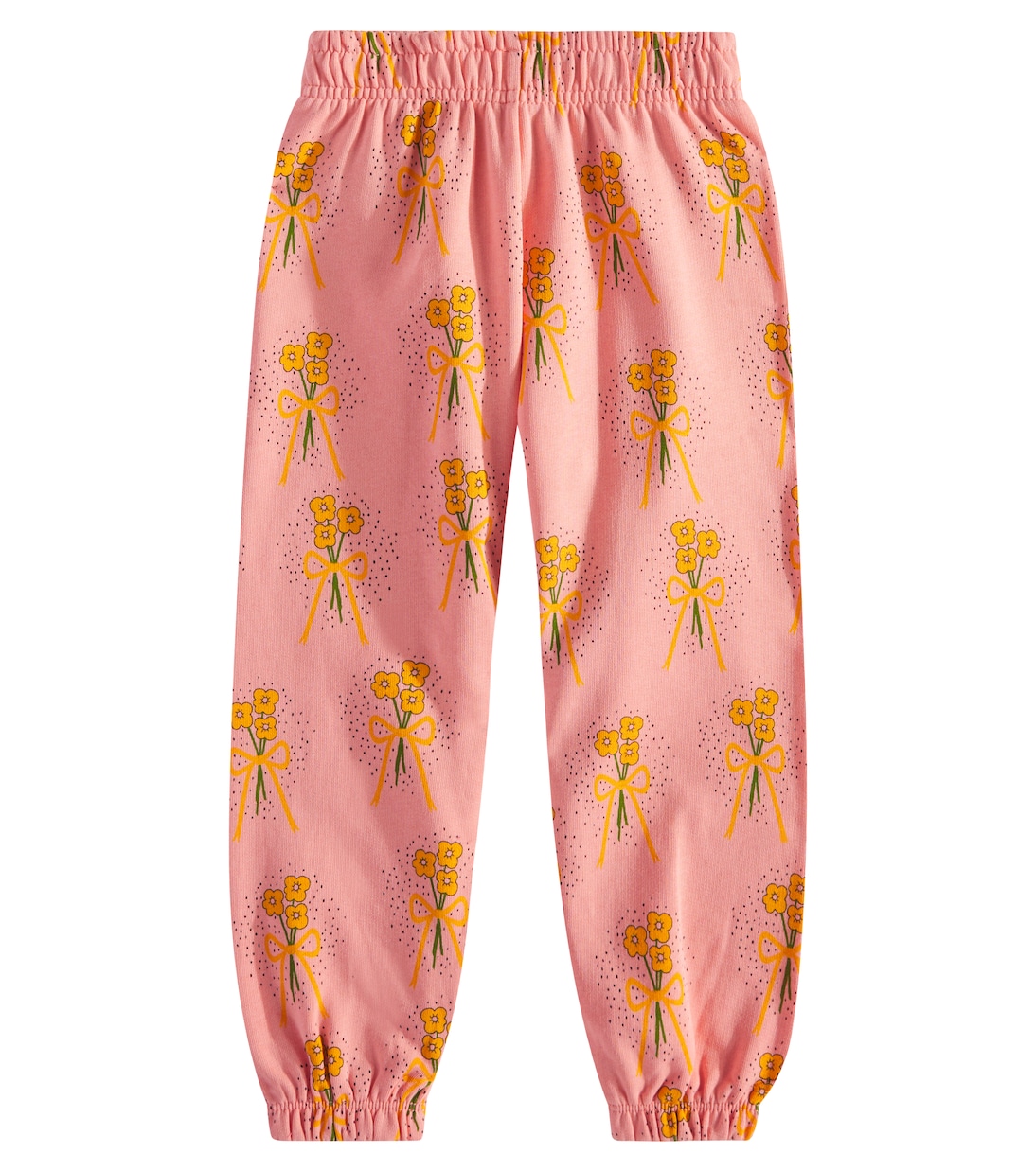 Winter Flowers cotton sweatpants | Mini Rodini