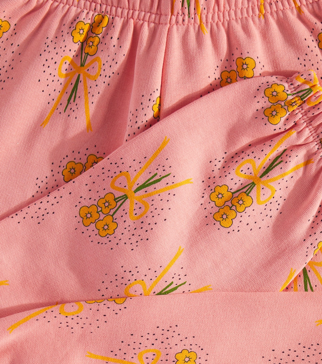 Winter Flowers cotton sweatpants | Mini Rodini