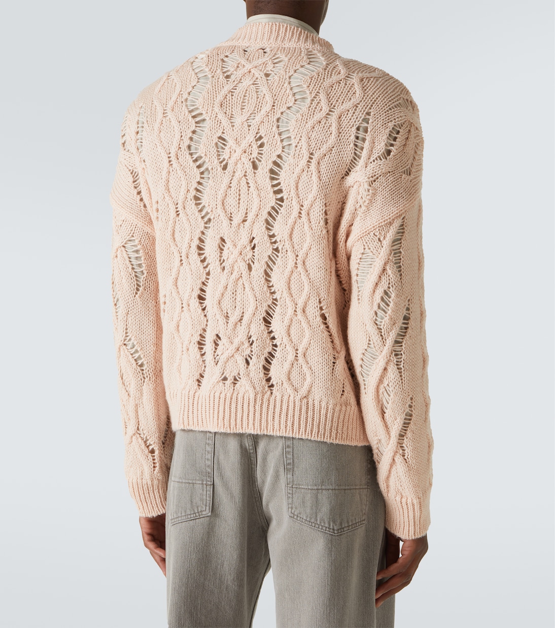 Cable Sonar Roundneck wool sweater | Our Legacy