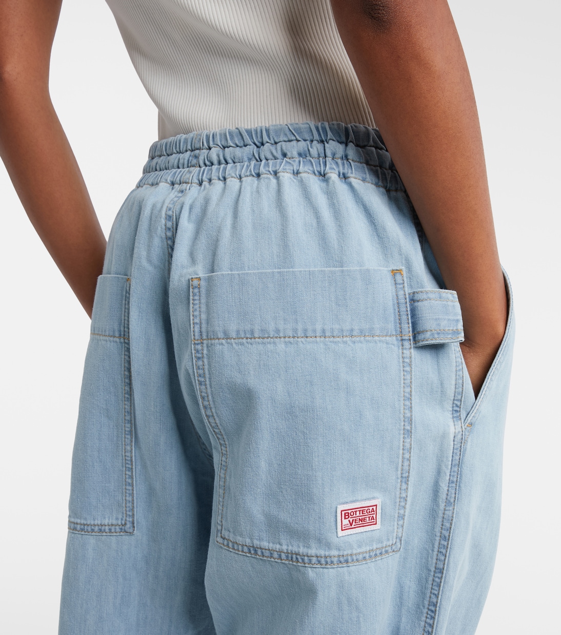 Jean boyfriend à taille haute | Bottega Veneta