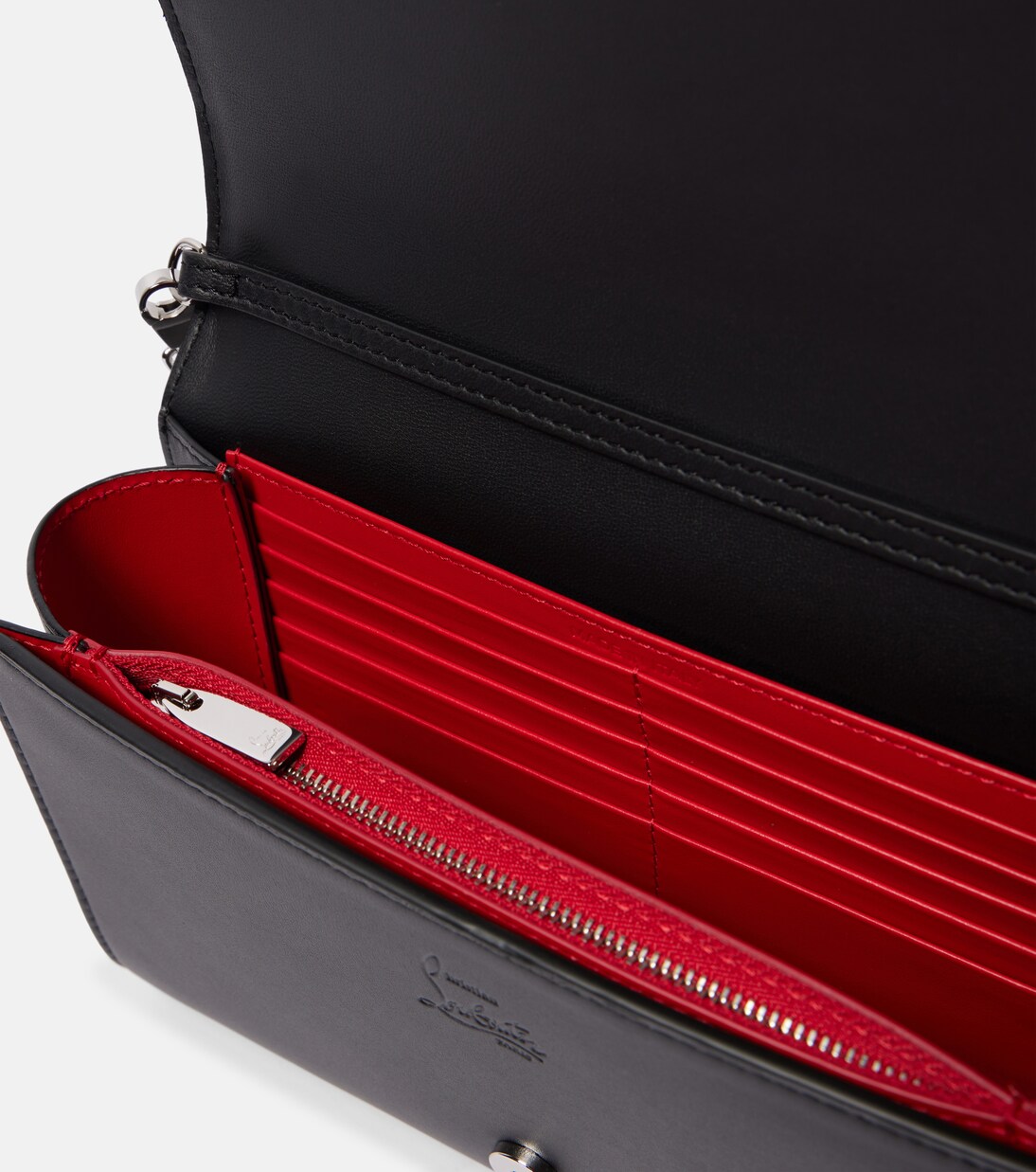 Paloma spiked leather clutch | Christian Louboutin