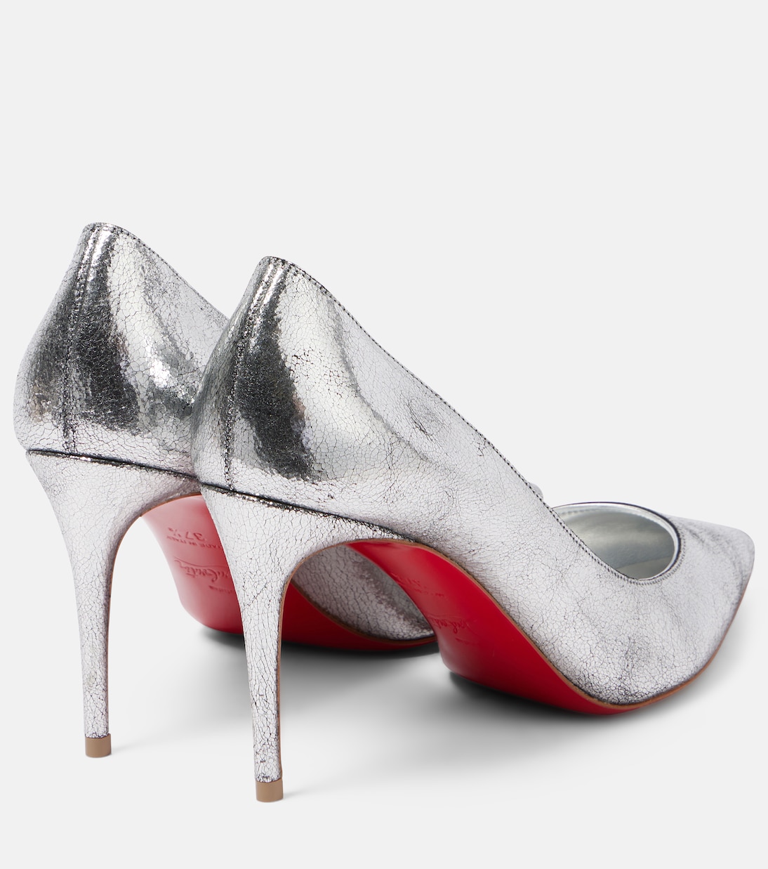 Escarpins Kate 85 en cuir métallisé | Christian Louboutin