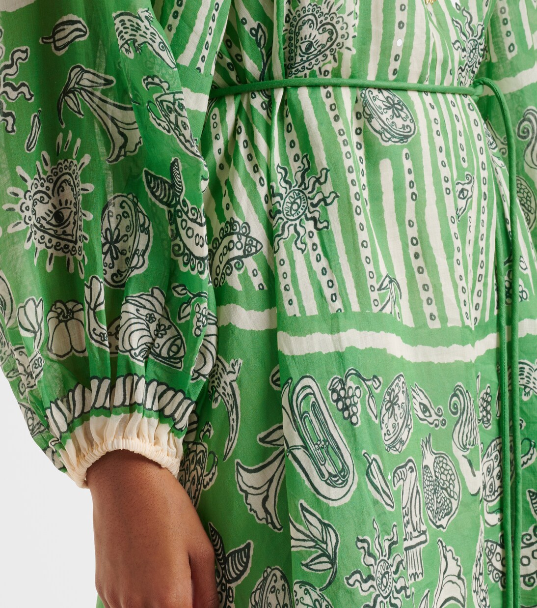 Robe Lula en lin imprimé | Alémais