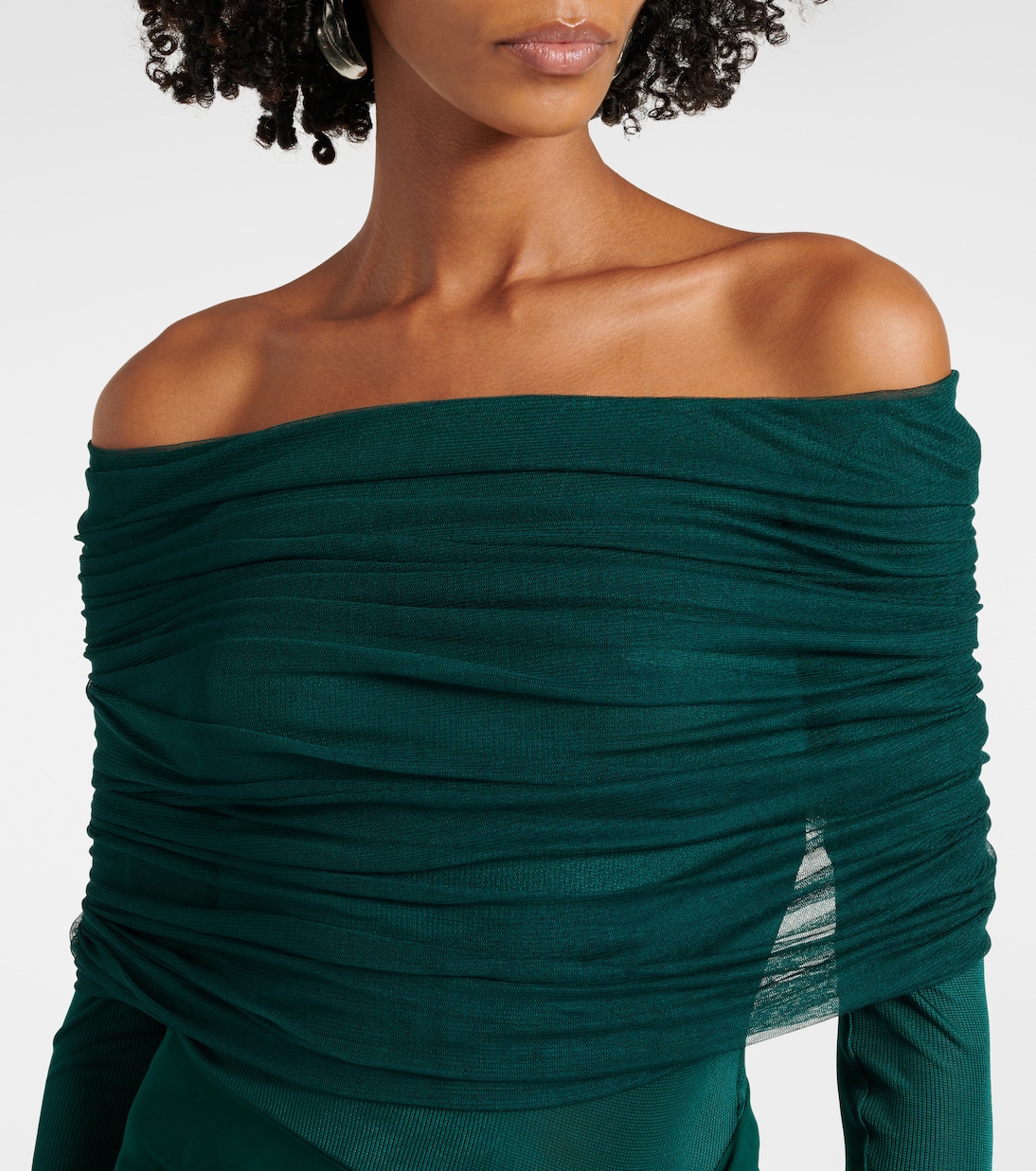 Maxikleid Sonora mit Seidentüll | Christopher Esber