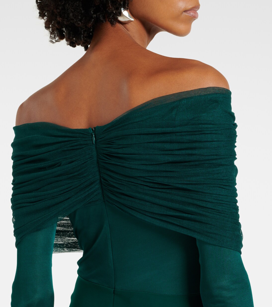 Maxikleid Sonora mit Seidentüll | Christopher Esber