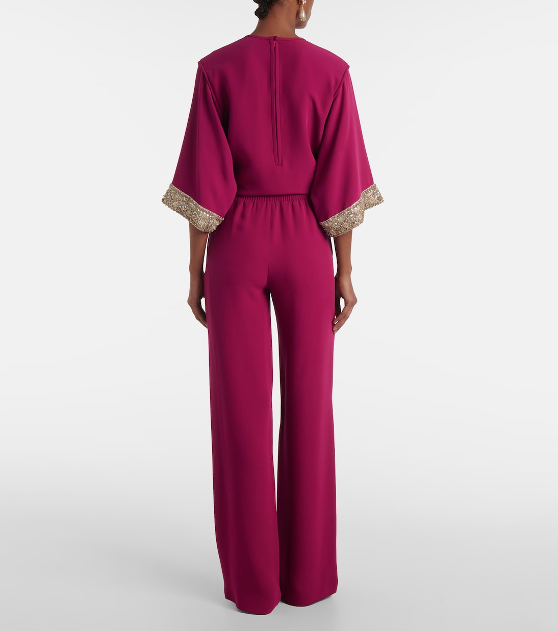 Pantalon ample en Cady Couture | Valentino