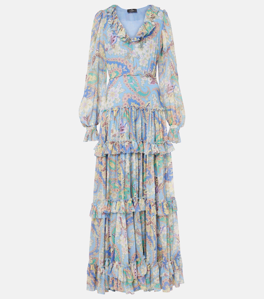 Floral silk gown | Etro