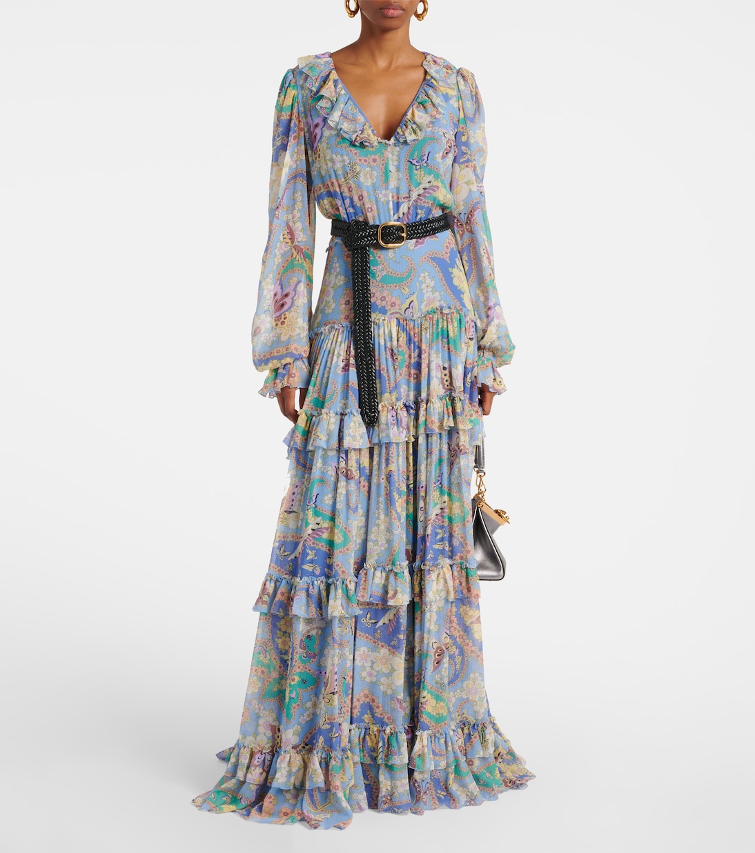 Floral silk gown | Etro
