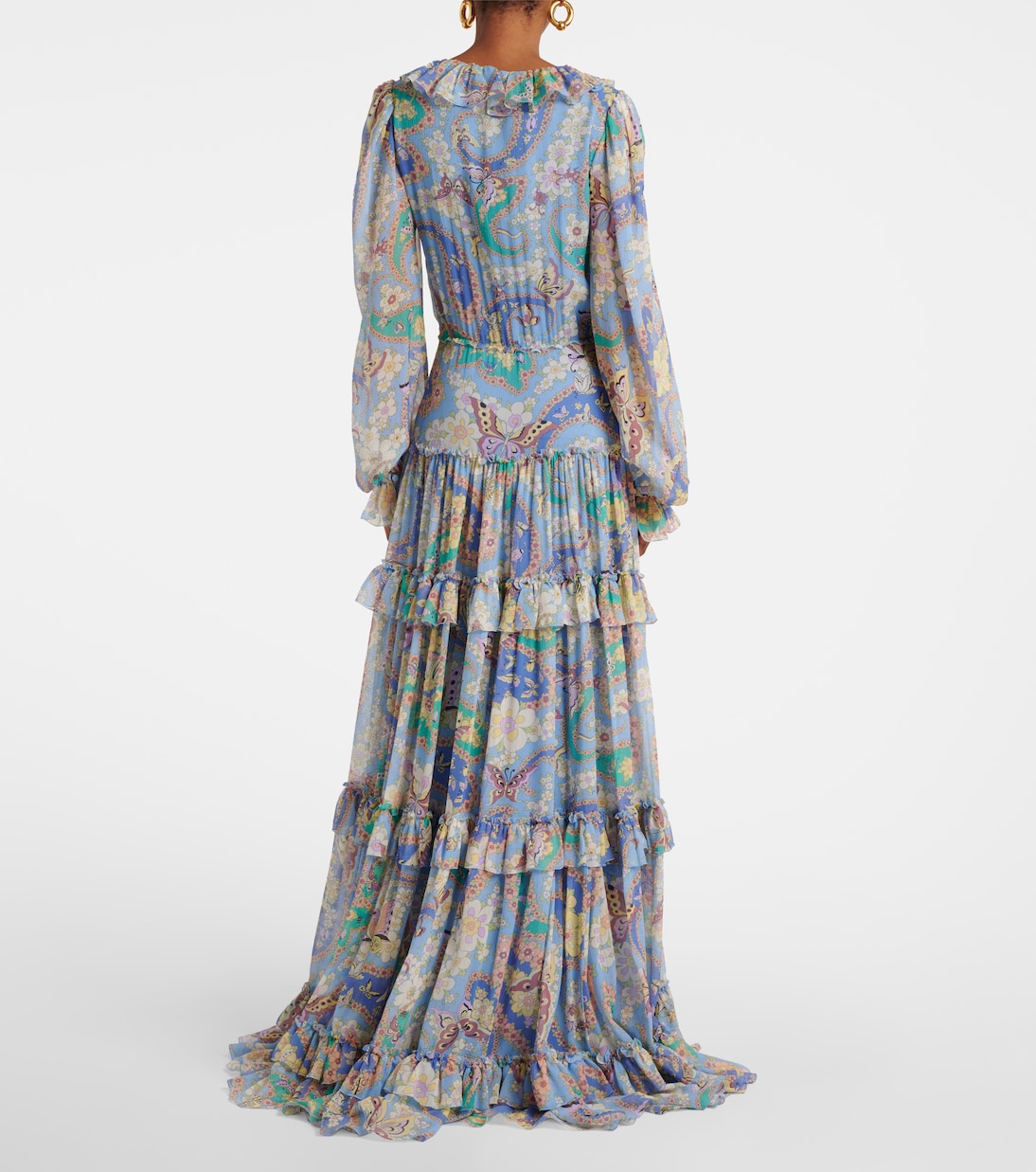 Floral silk gown | Etro