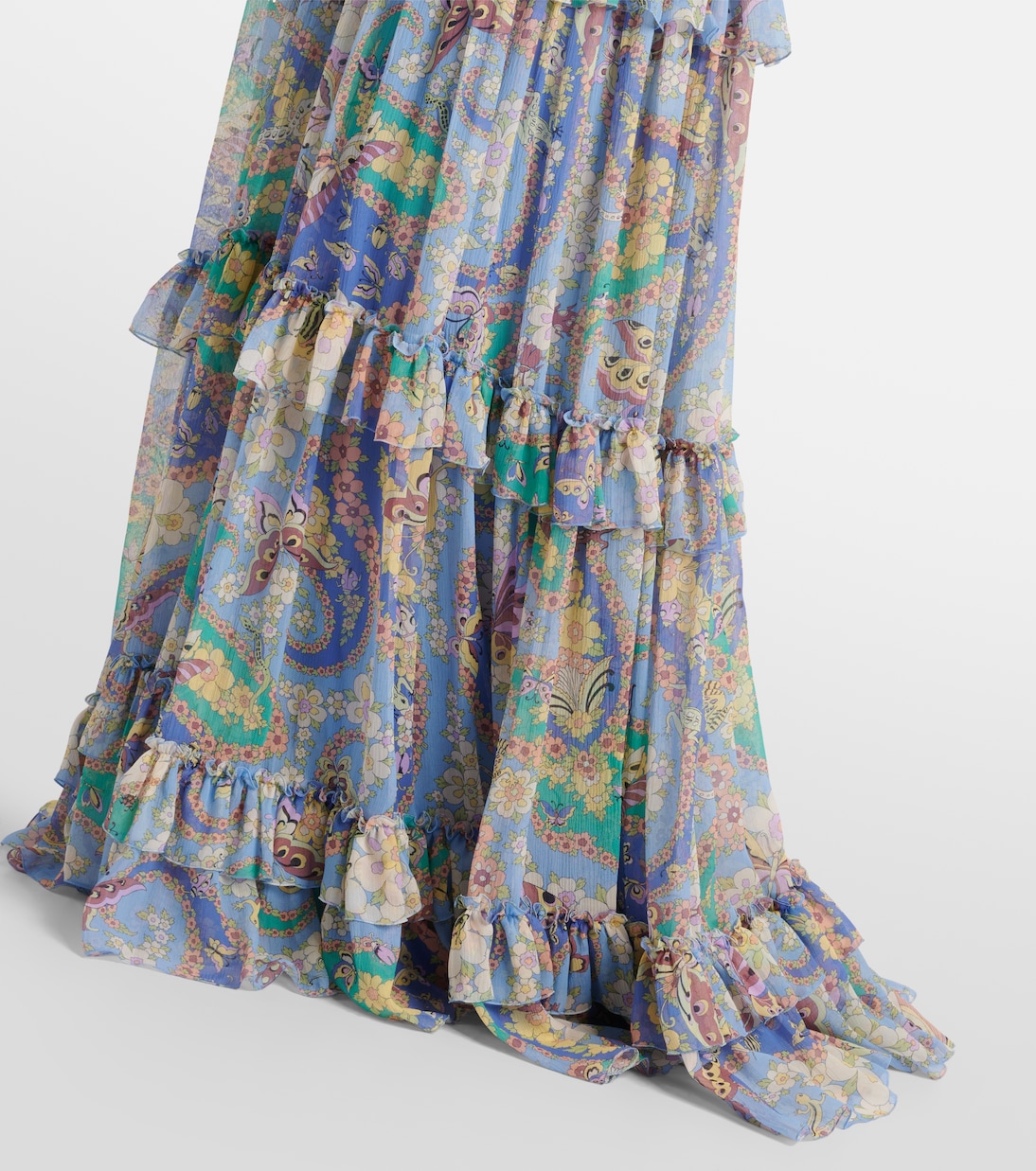 Floral silk gown | Etro