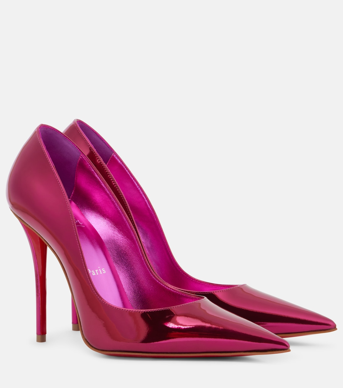 Pumps Miss Z 100 in pelle metallizzata | Christian Louboutin