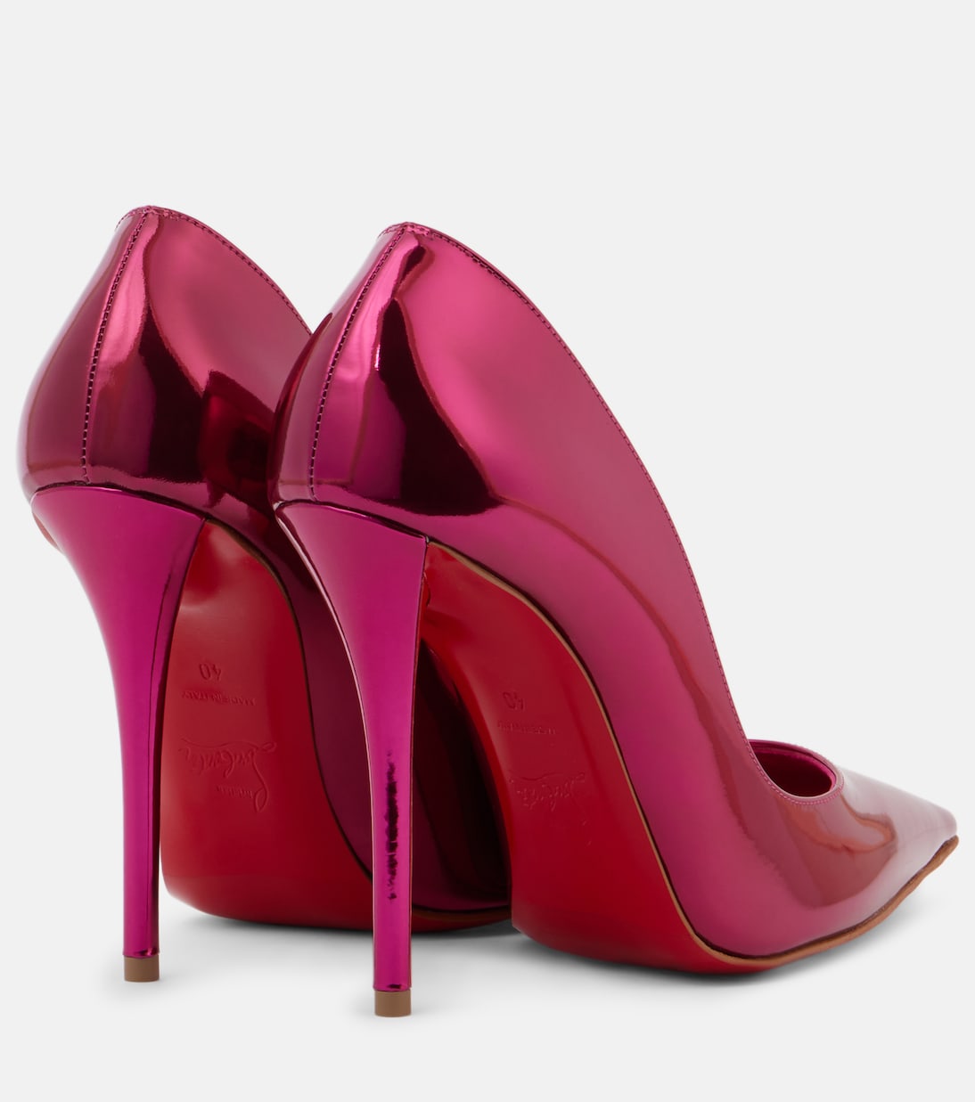 Pumps Miss Z 100 in pelle metallizzata | Christian Louboutin