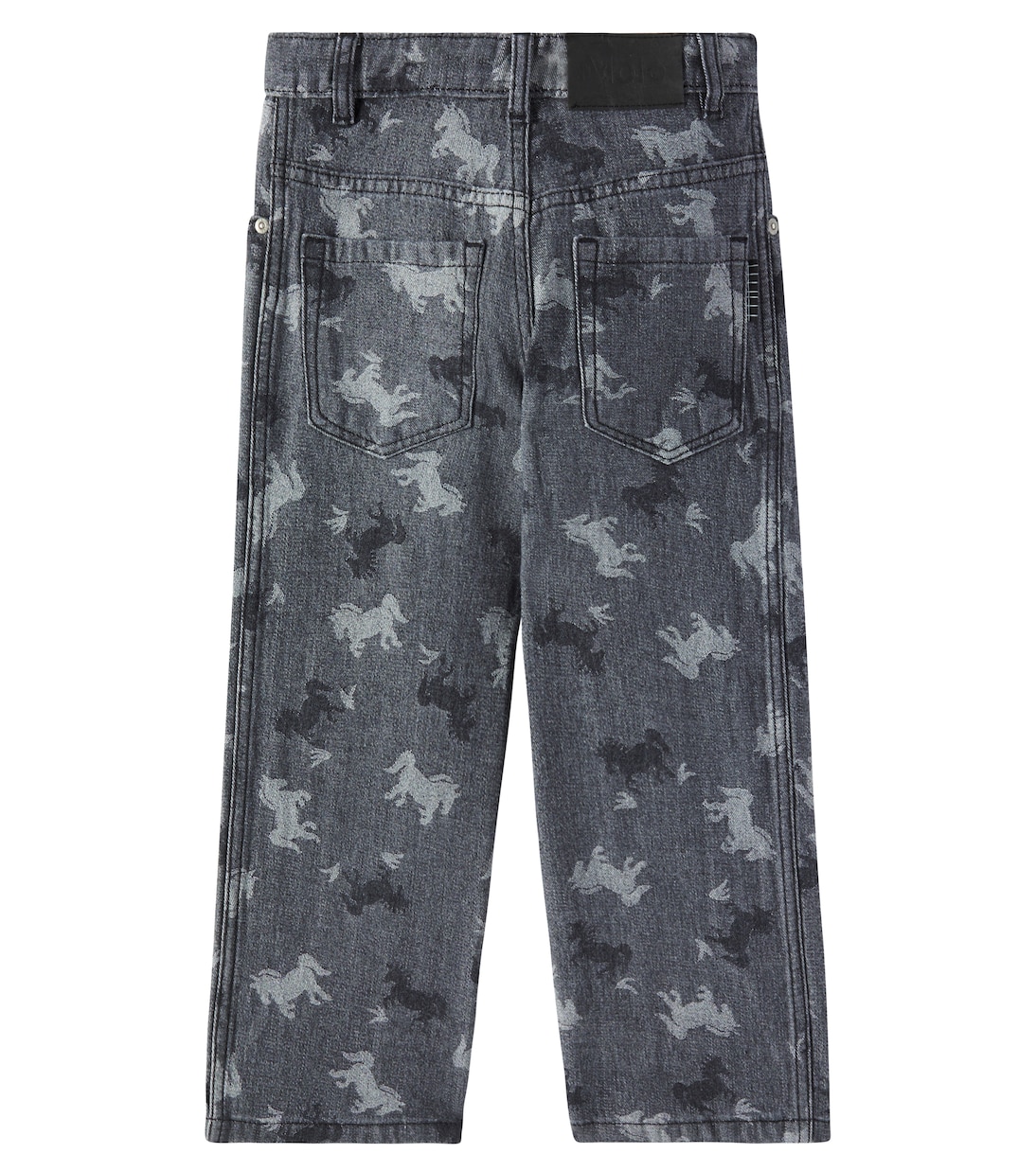 Aiden jacquard straight jeans | Molo