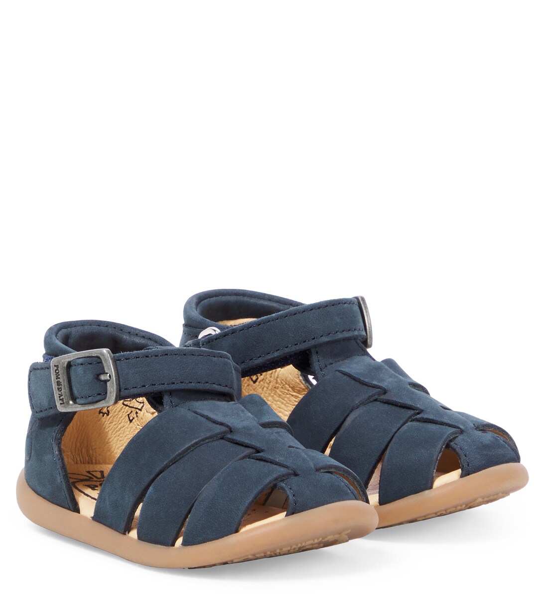 Stand-Up Papy leather fisherman sandals | Pom d'Api