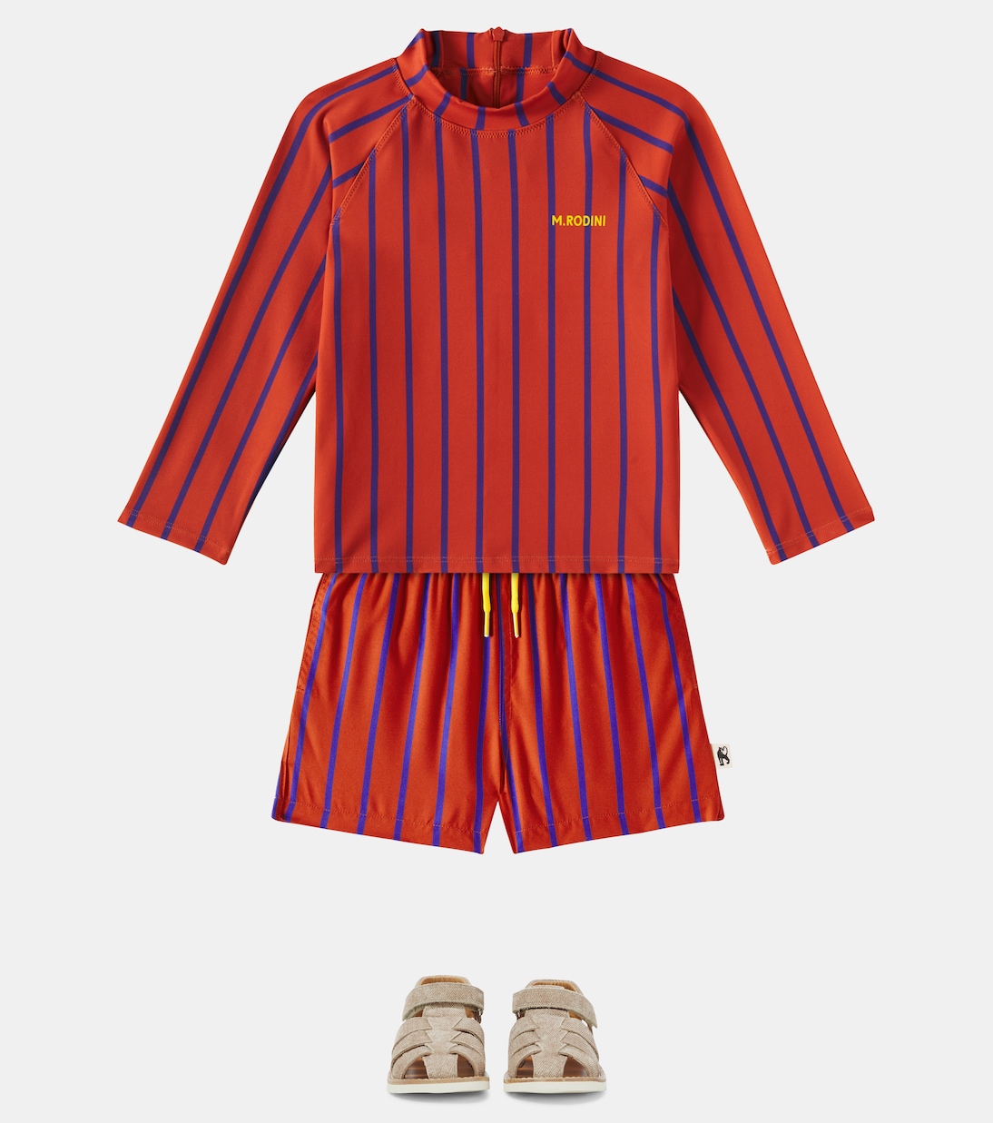 Striped rashguard top | Mini Rodini