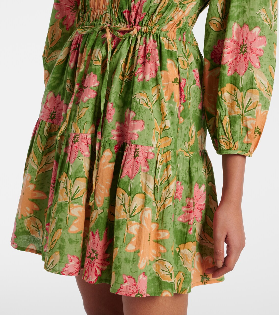 Robe en coton à fleurs | Velvet