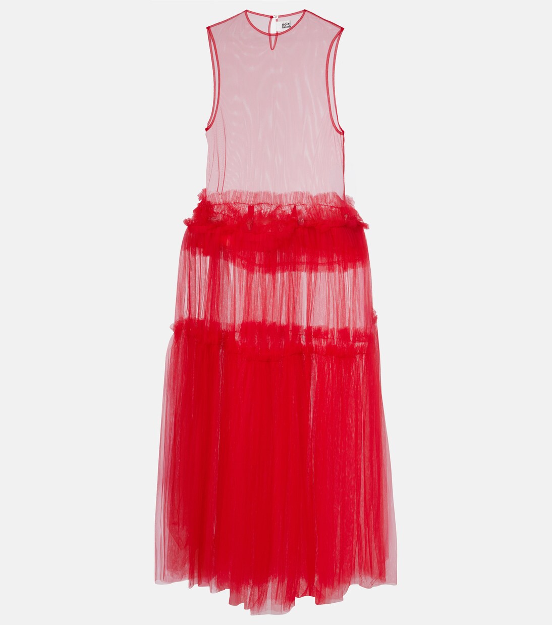 Robe longue en tulle | Noir Kei Ninomiya