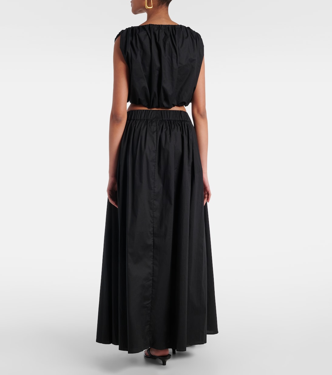 Crop top Inamorata en mezcla de algodón | Adriana Degreas