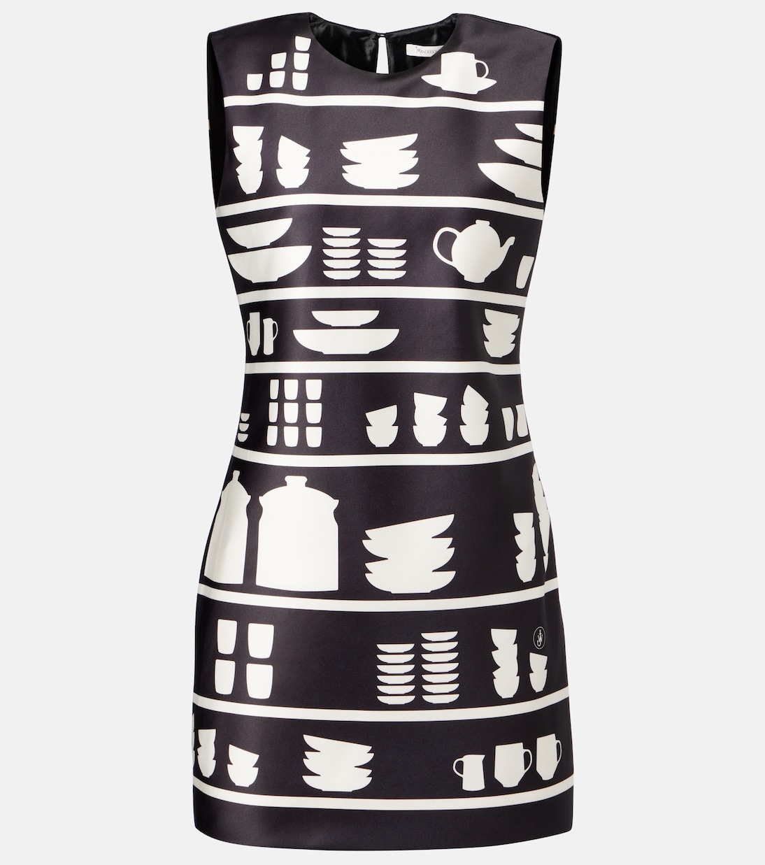 Vestido corto Mini Shift estampado | JW Anderson