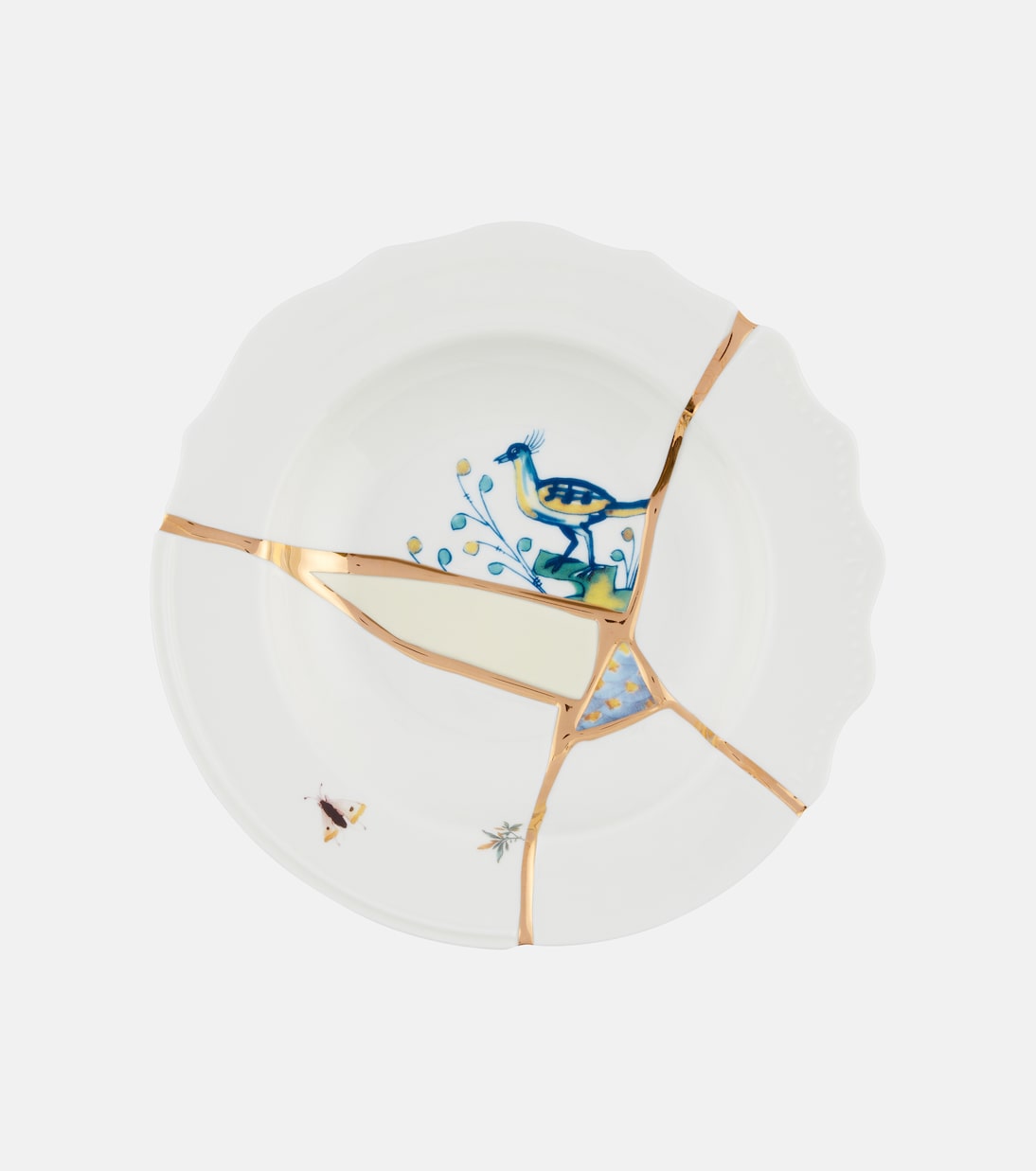 Kintsugi soup plate by Marcantonio Raimondi Malerba | Seletti