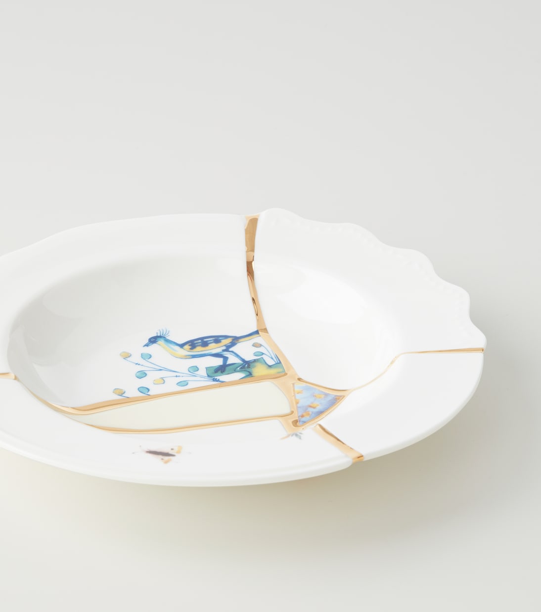 Kintsugi soup plate by Marcantonio Raimondi Malerba | Seletti
