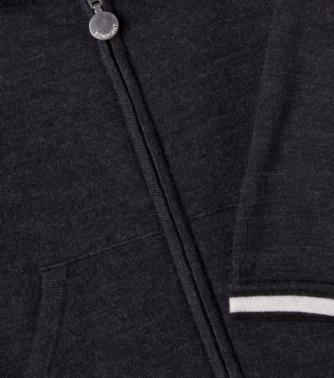 Baby Alexandros wool zip-up sweater | Bonpoint