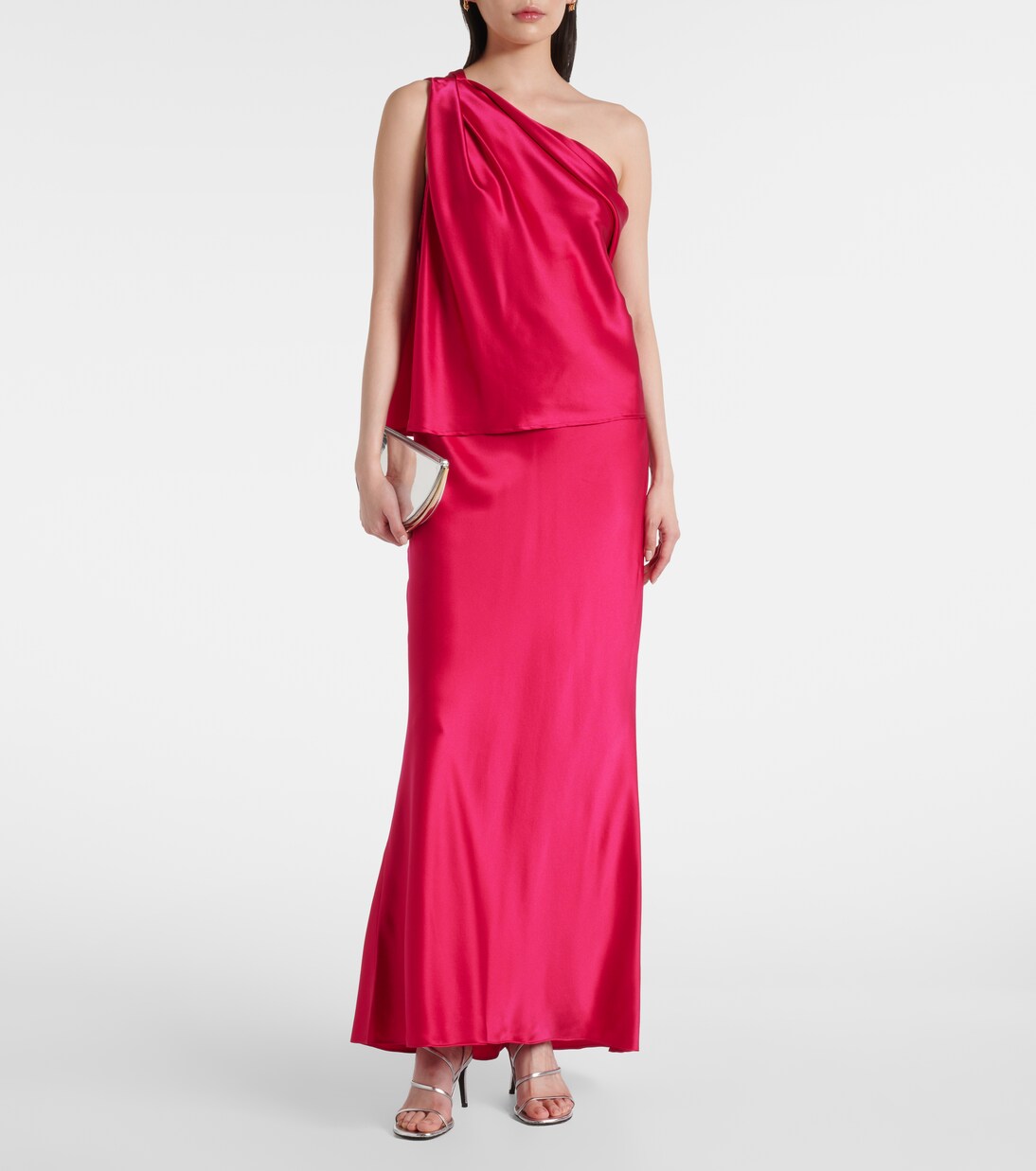 Bias silk satin maxi skirt | The Sei