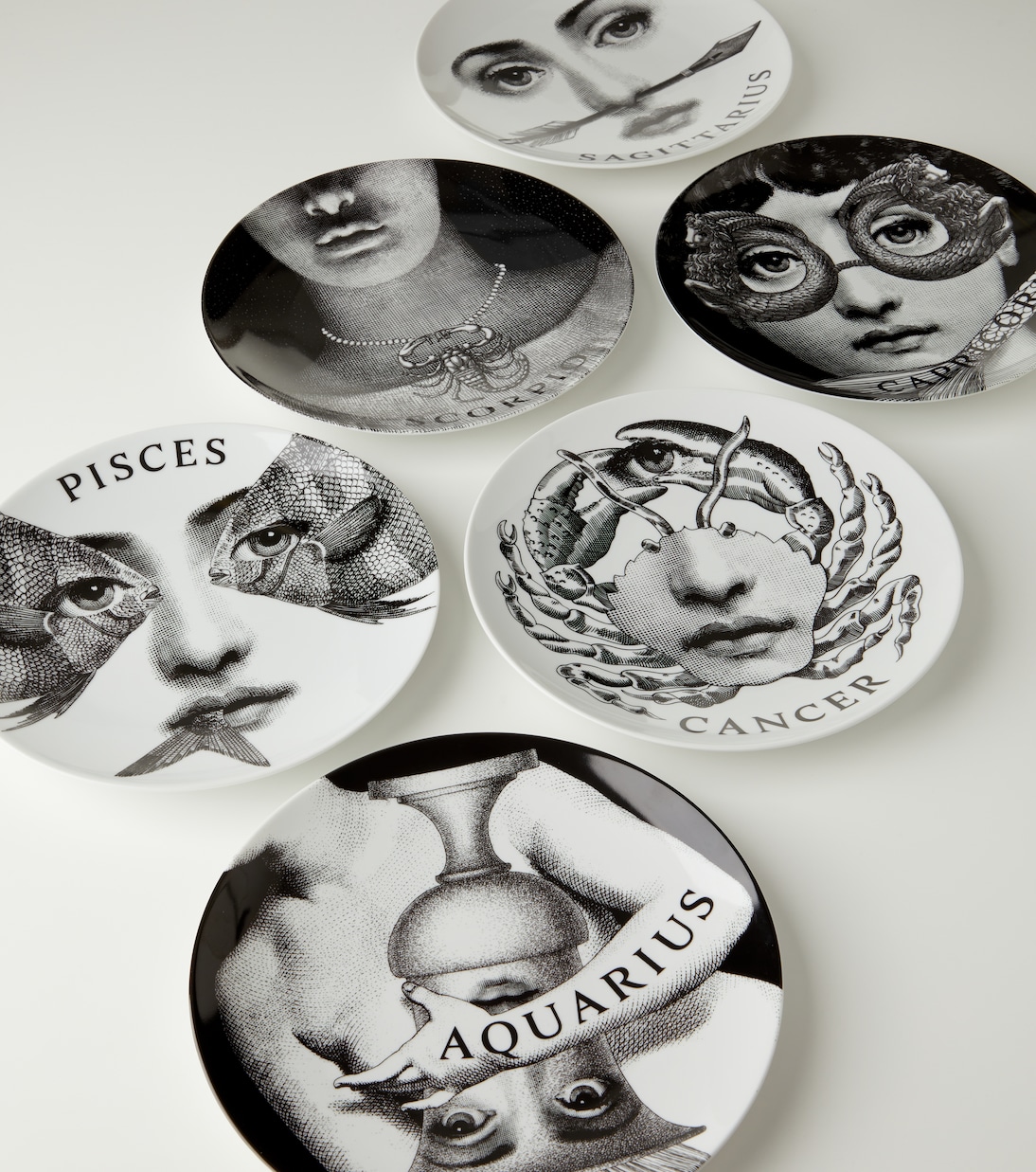 Assiette murale Tema e Variazioni N.359 Pisces | Fornasetti