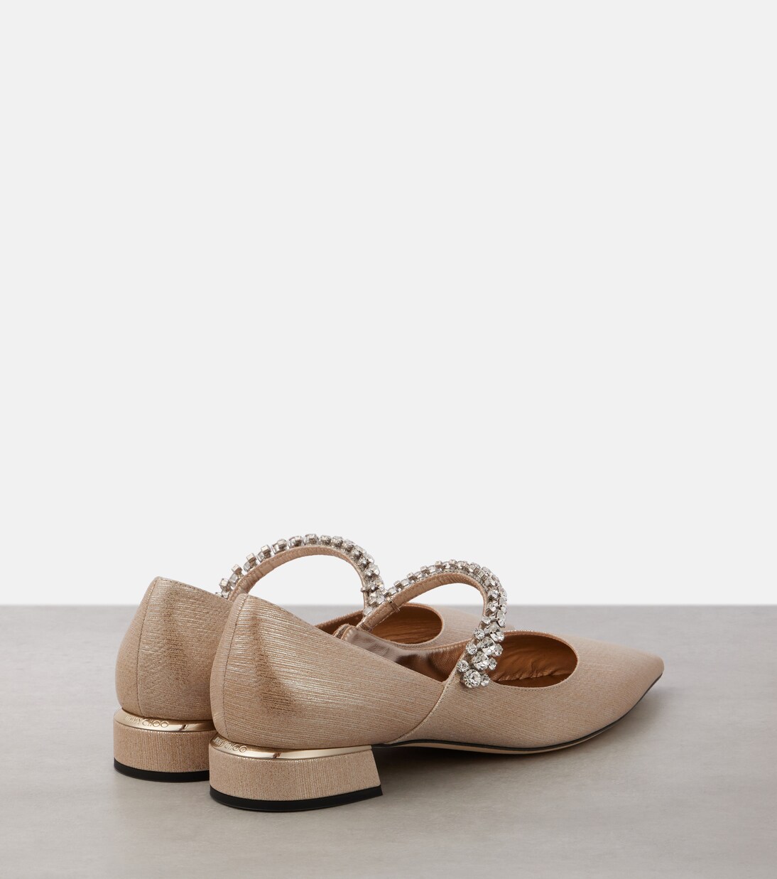Verzierte Mary-Jane-Ballerinas Bing 25 aus Leder | Jimmy Choo