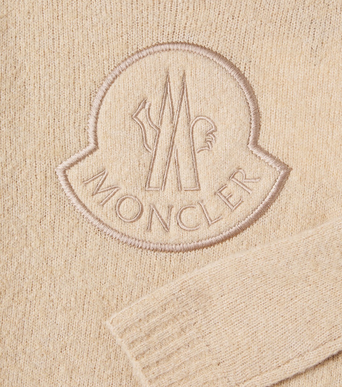 Logo wool-blend sweater | Moncler Enfant