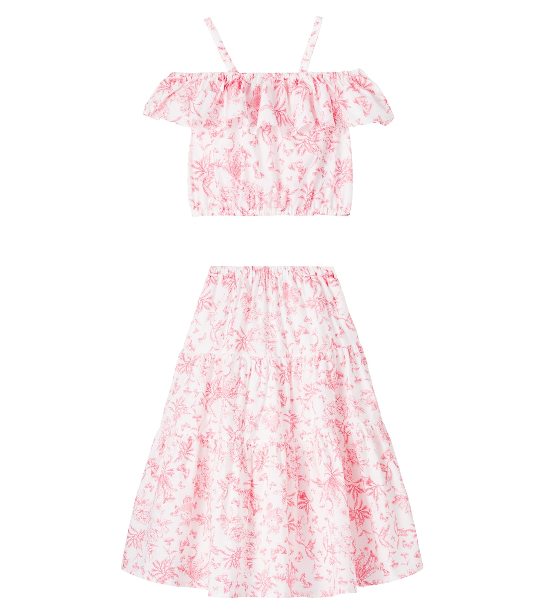 Set top et jupe imprimés en coton | Tartine et Chocolat