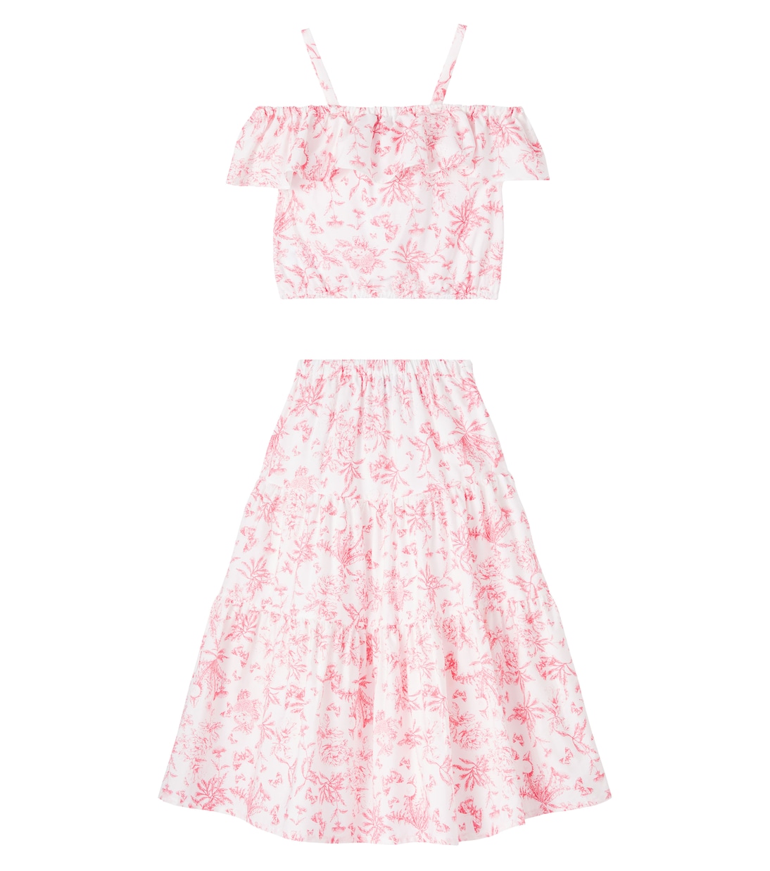 Set top et jupe imprimés en coton | Tartine et Chocolat