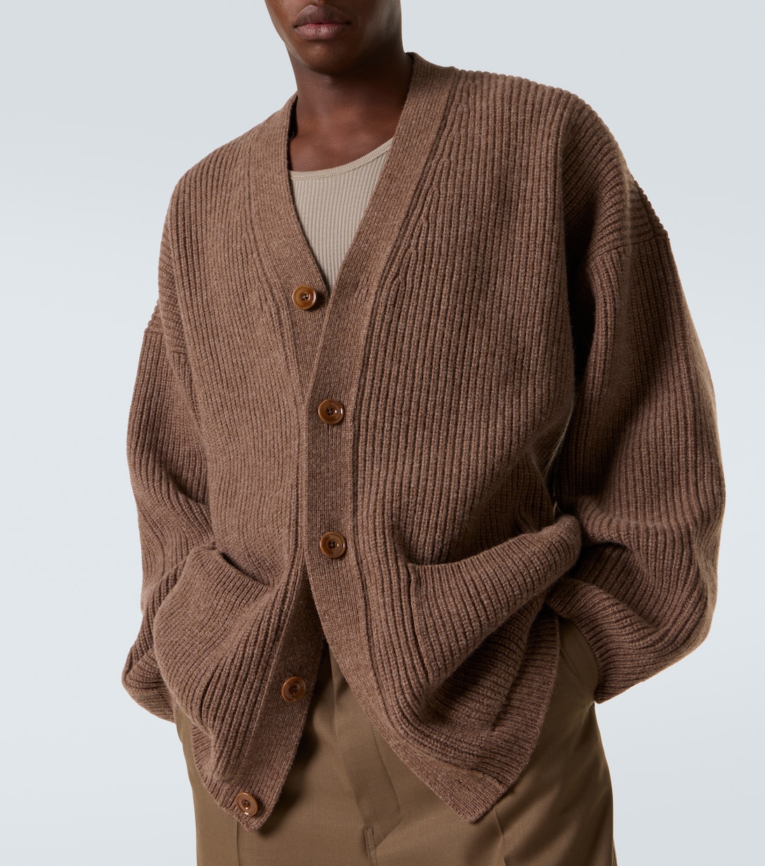 Oversize-Cardigan aus Wolle | Lemaire