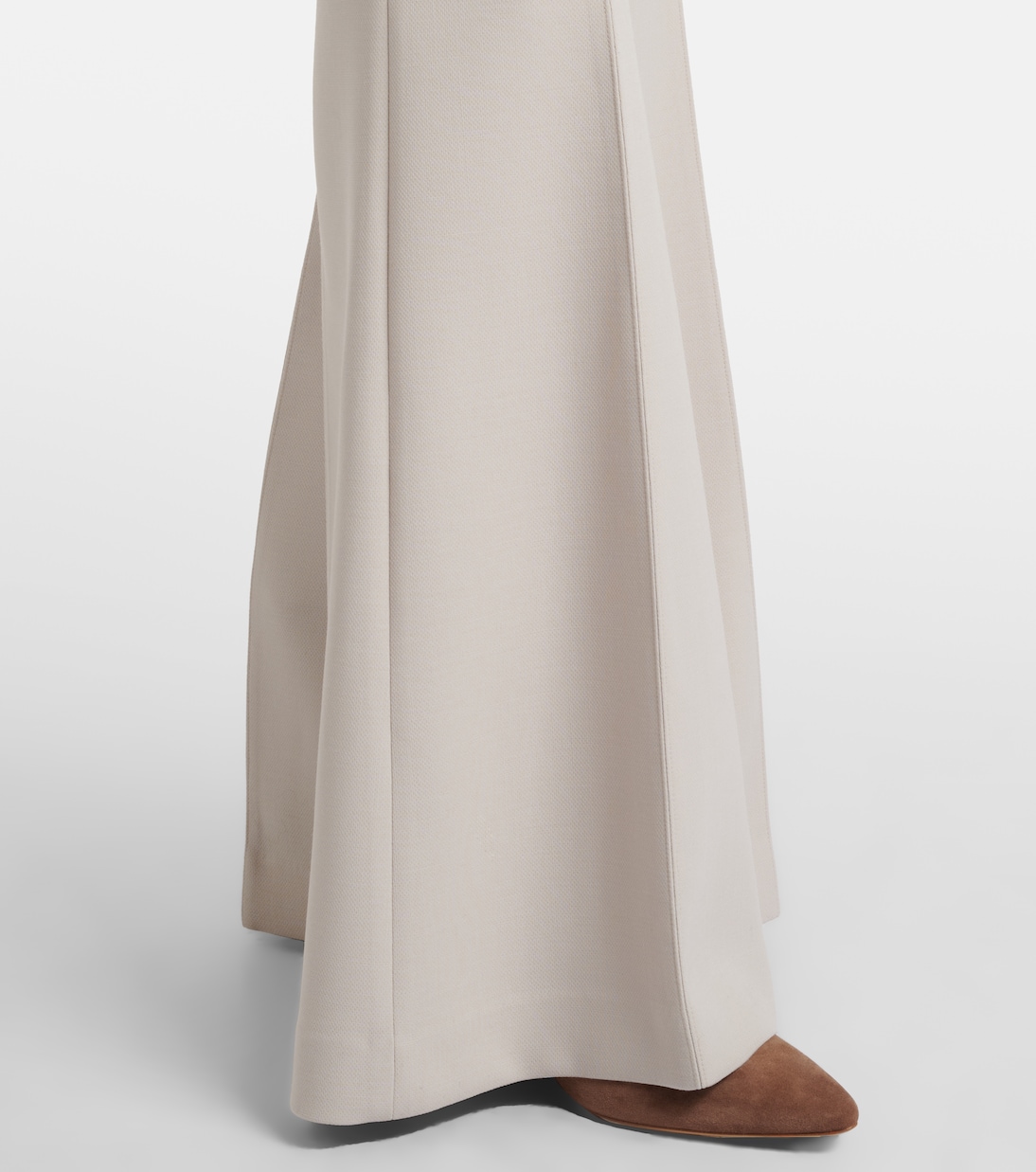 Weite High-Rise-Hose Rhein aus Wolle | Gabriela Hearst