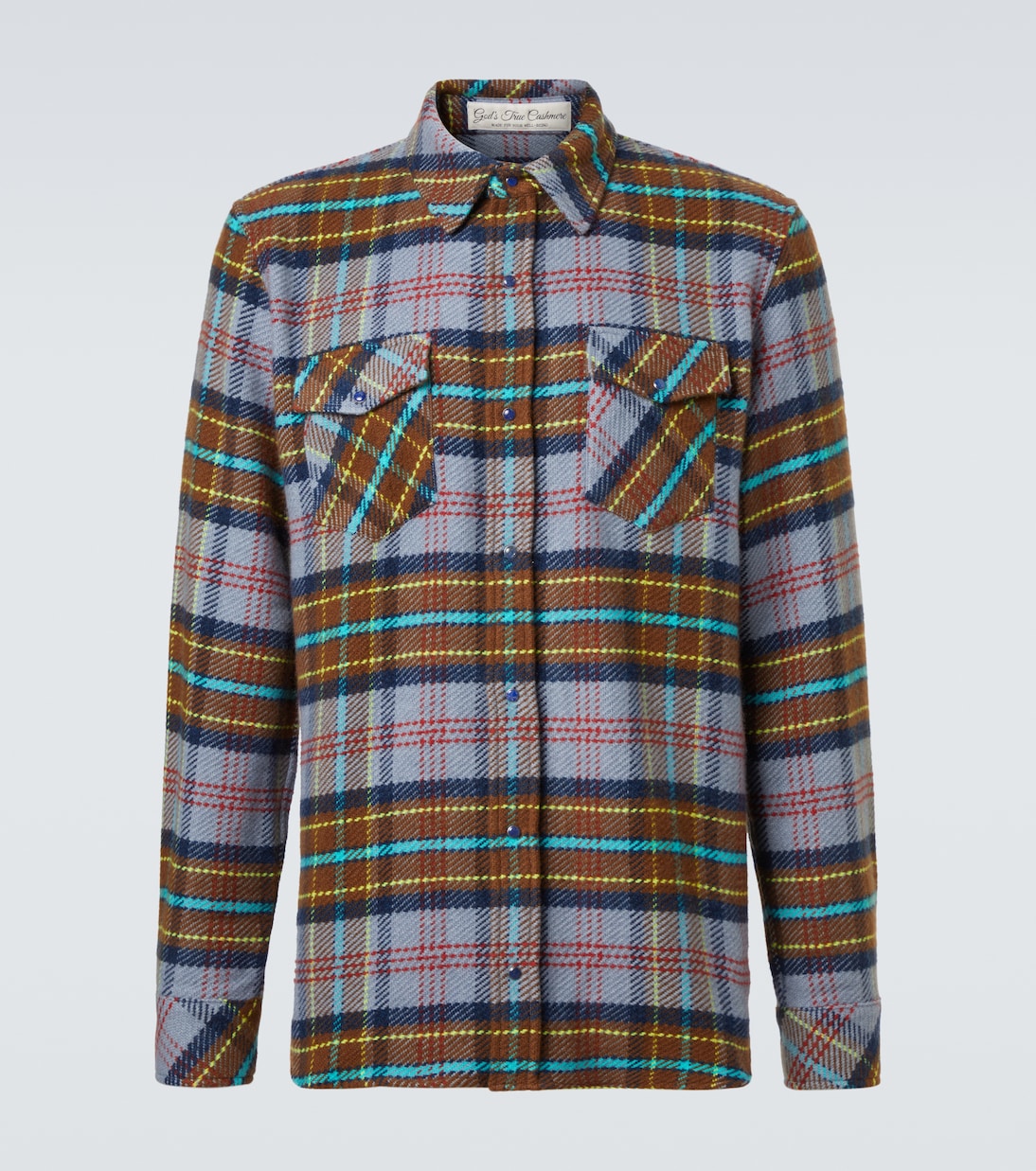 Hemd aus Kaschmir mit Lapislazuli | God's True Cashmere