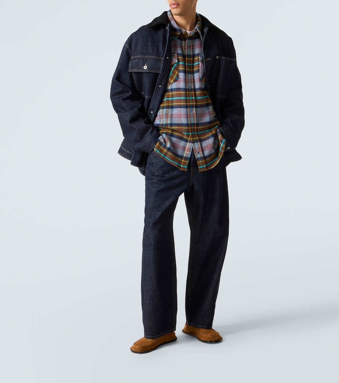 Hemd aus Kaschmir mit Lapislazuli | God's True Cashmere