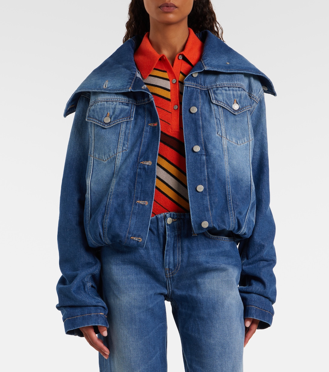 Washed-off denim jacket | Acne Studios