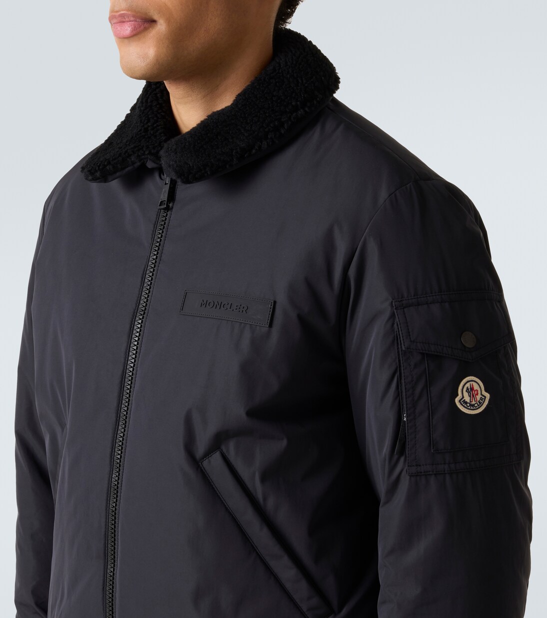 Maulevrier reversible down bomber jacket | Moncler