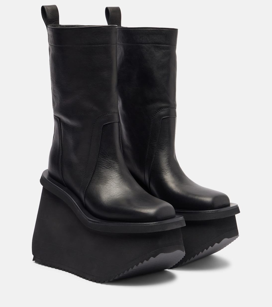 Bottines Factory à plateforme en cuir | Rick Owens