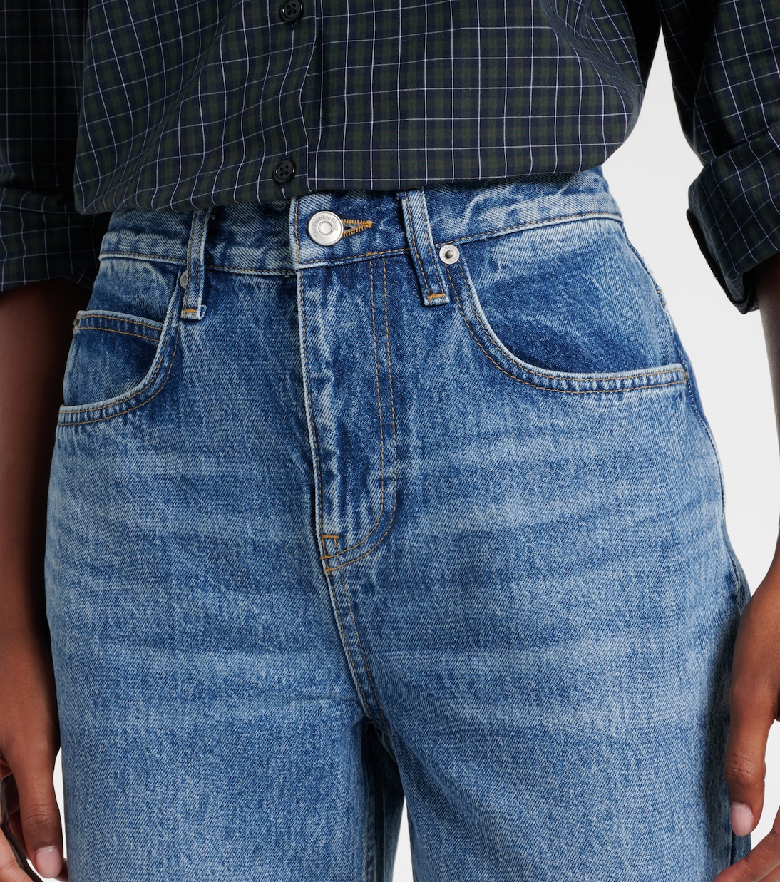 Dalston mid-rise flared jeans | The Frankie Shop