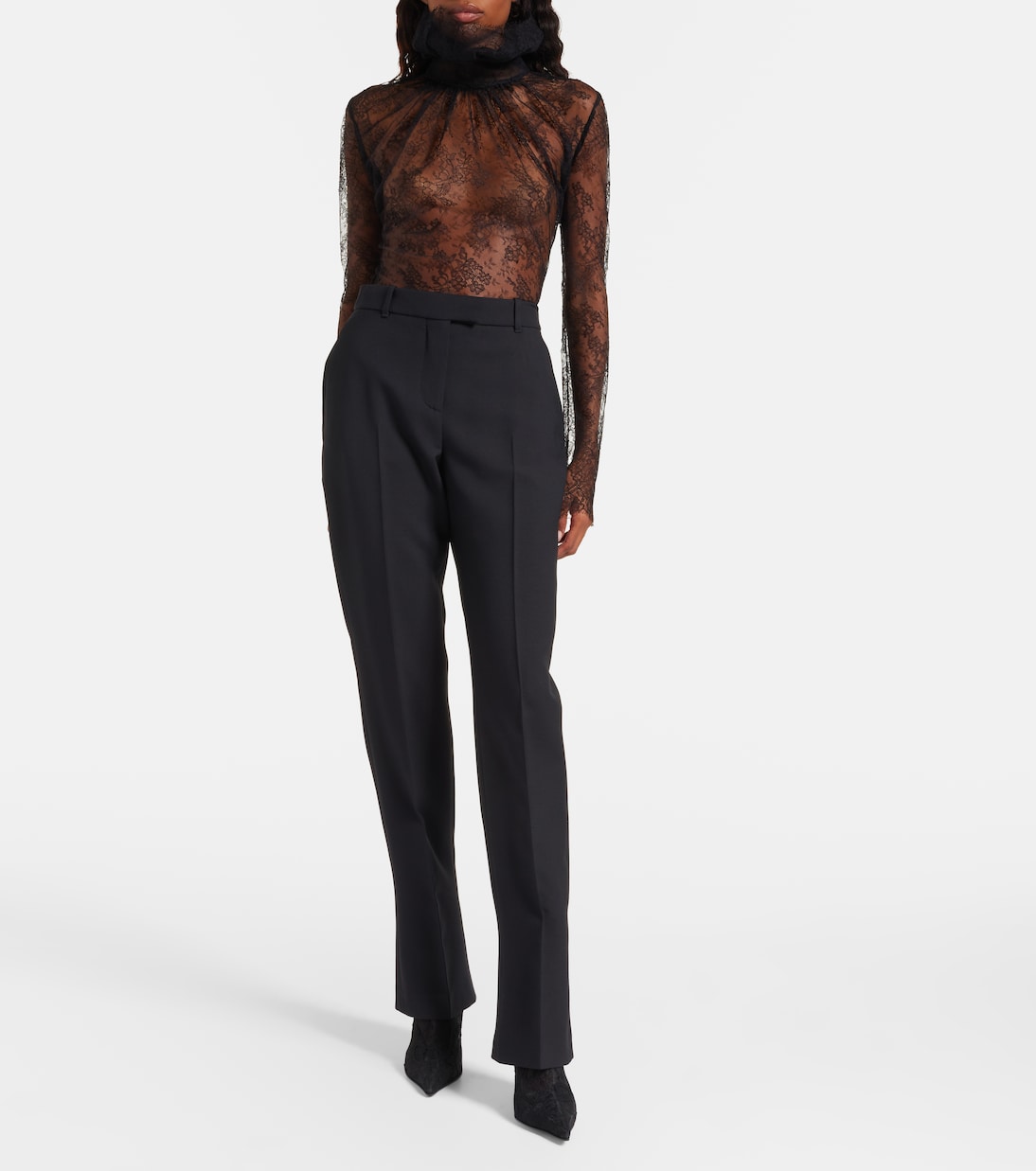 Gerade Hose aus einem Wollgemisch | McQueen