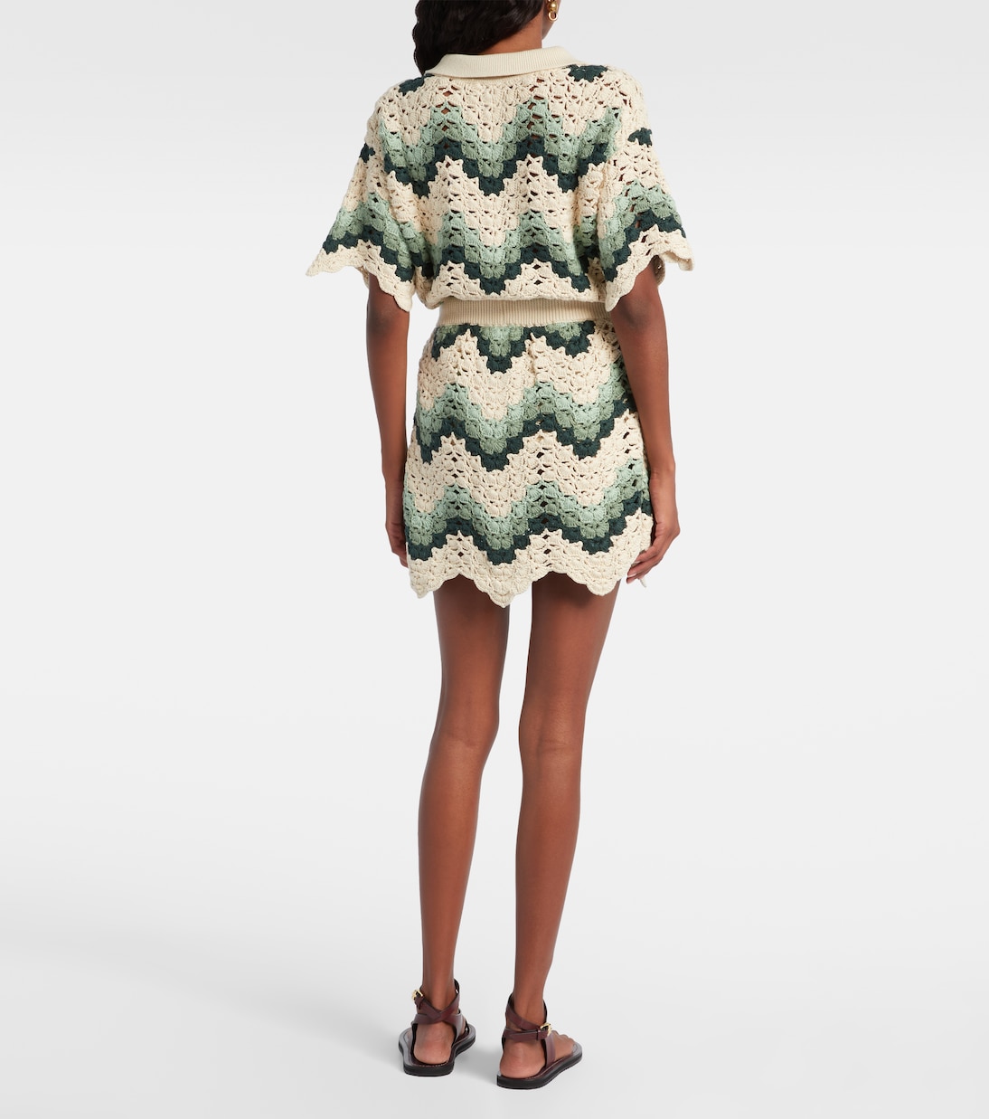 Tidal Hali cotton crochet miniskirt | The Upside