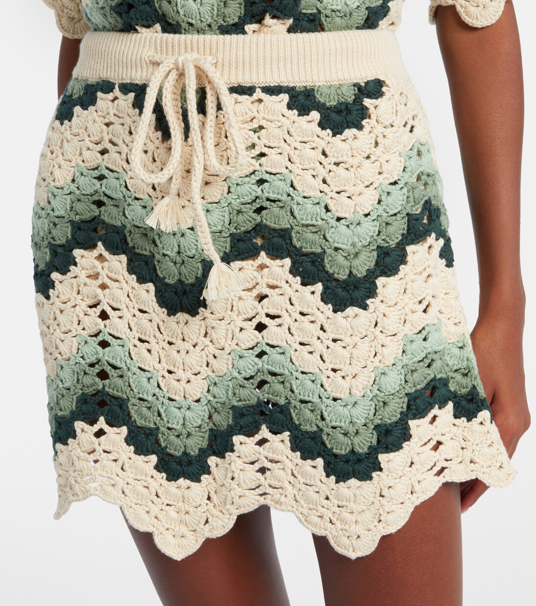 Tidal Hali cotton crochet miniskirt | The Upside