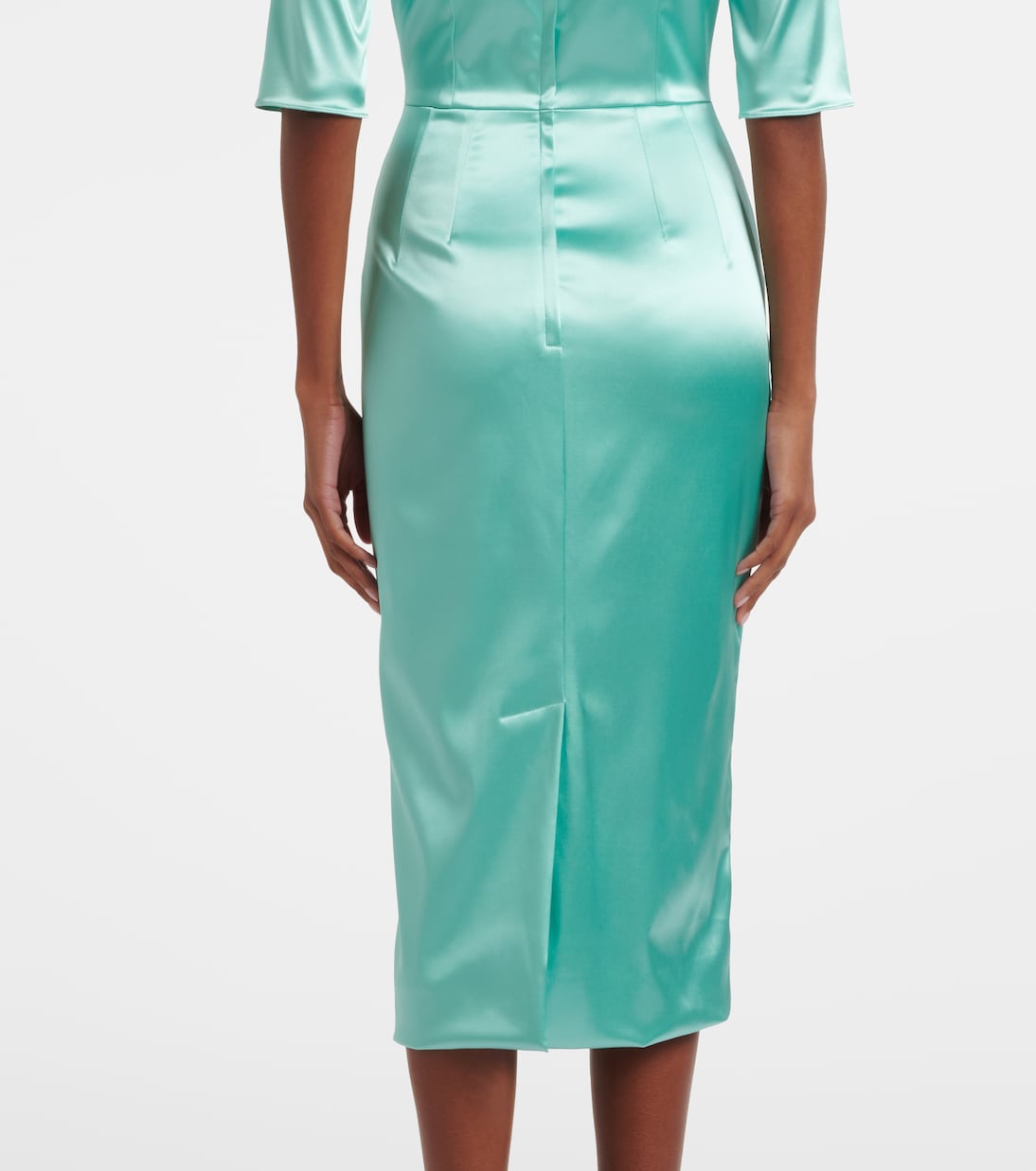 Midikleid aus Satin | Dolce&Gabbana