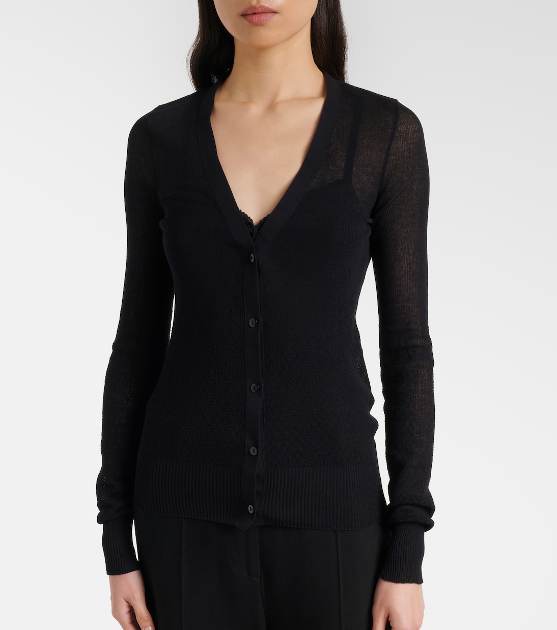 Cotton-blend cardigan | Victoria Beckham