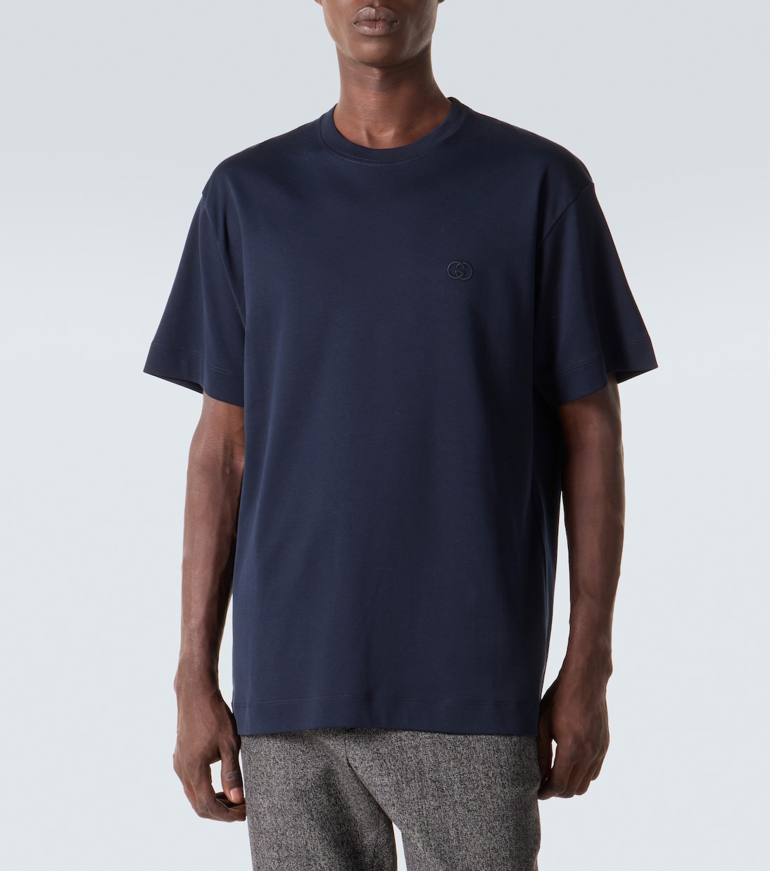 T-shirt Interlocking G en coton | Gucci