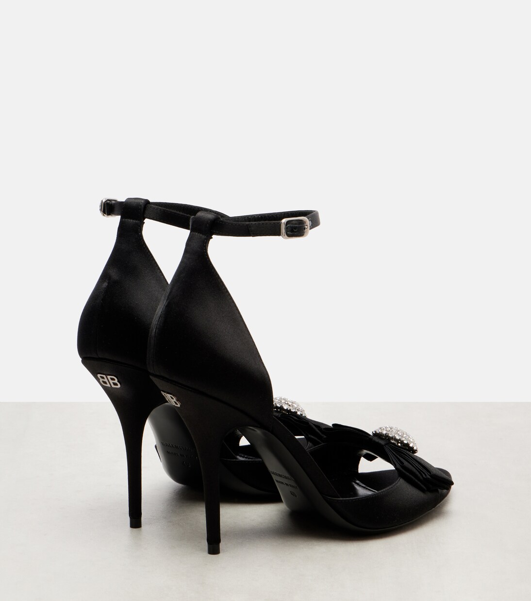 Sandales Avenue Palazzo 110 en satin | Balenciaga