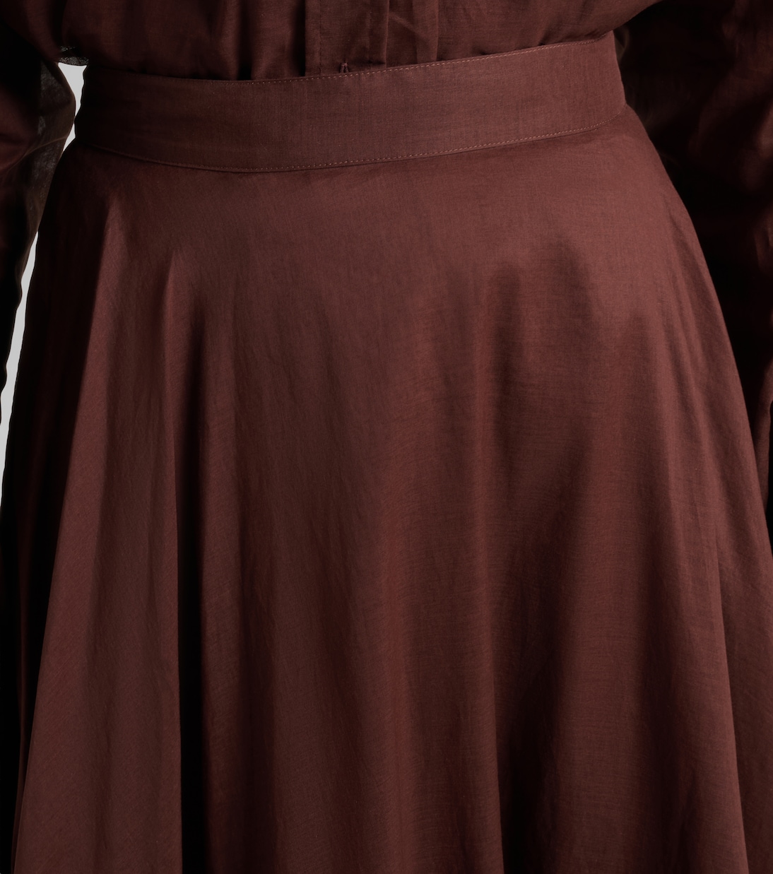 Cotton organza maxi skirt | Plan C