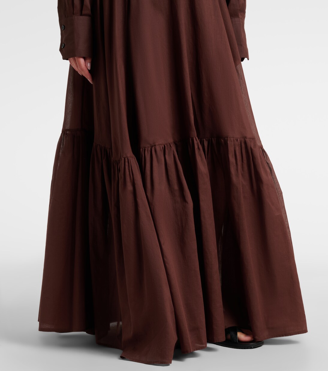 Cotton organza maxi skirt | Plan C